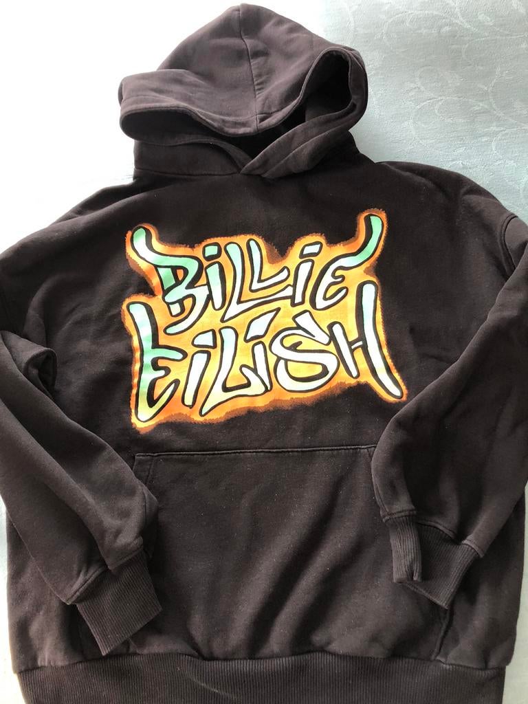 Hoodie Billie Eilish xs long fit Bershka zelden gedragen, Ophalen