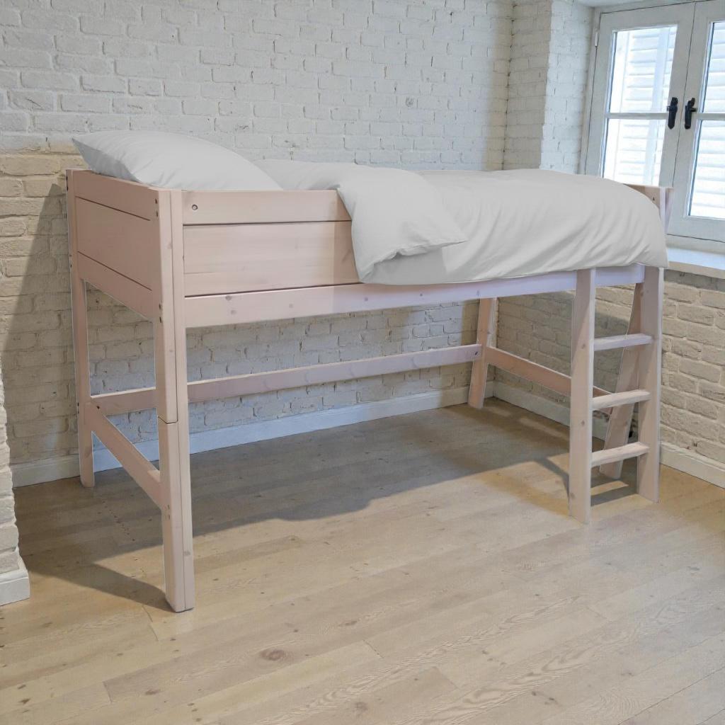 Lit Lifetime - sapin blanchi – enfant/ ado, Enlèvement, Comme neuf