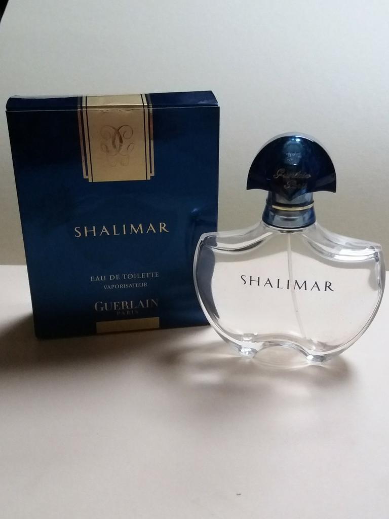 Shalimar Guerlain eau de toilette spray 50ml vide., Enlèvement ou Envoi, Utilisé