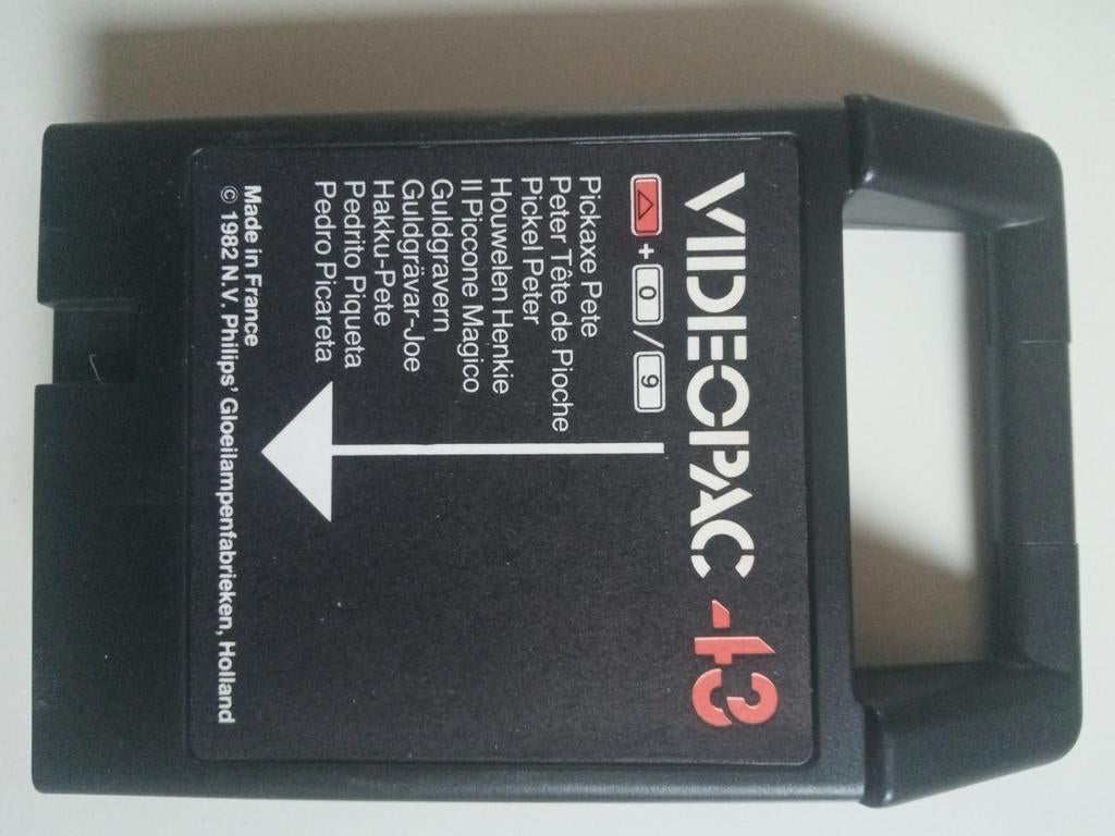 Originele Philips Videopac 43 cartridge, met het spel Pickax, Consoles de jeu & Jeux vidéo, Enlèvement ou Envoi