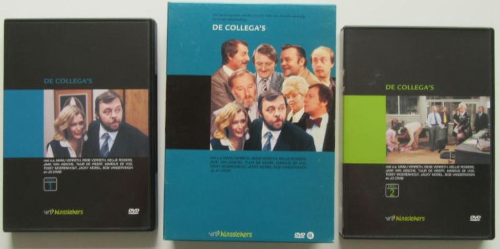 3DVD De Collega's (serie 1) VRT Klassiekers, Comme neuf, 1960 à 1980, Envoi, Comédie