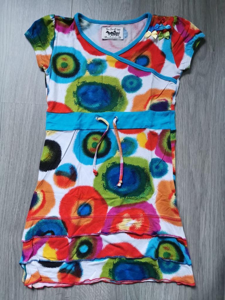 Jurk Tom Du - maat 128, Kinderen en Baby's, Kinderkleding | Maat 128, Gebruikt, Meisje, Jurk of Rok, Ophalen of Verzenden