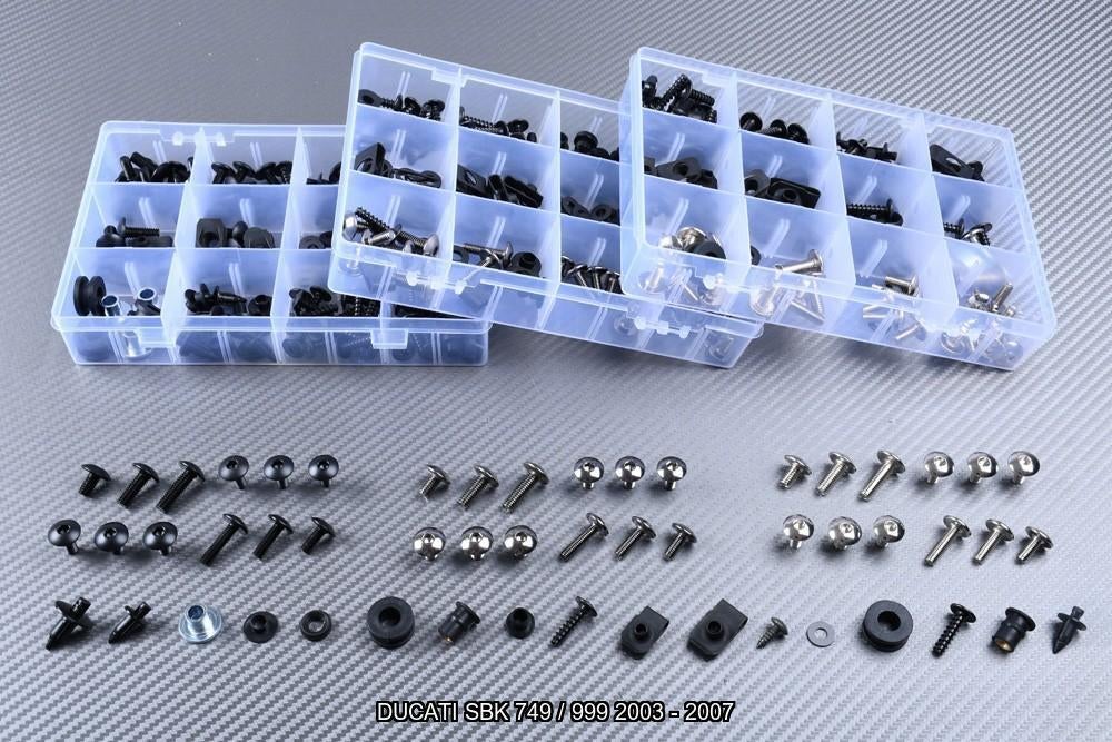 carrosserie schroeven Motorfiets Kuip Bouten Voor Ducati 1098 S 899 Panigale 1199 1299 1198 Schroef Kit Bevestiging Carrosserie Schroeven Motorfiets kuip bouten moer kit(Zwart
