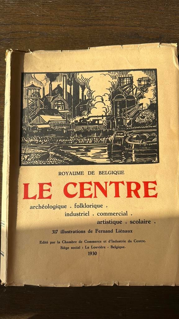 Antiek boek 1930 gesigneerd (1940) — „The Center” België, Boeken, Tijdschriften en Kranten, Ophalen