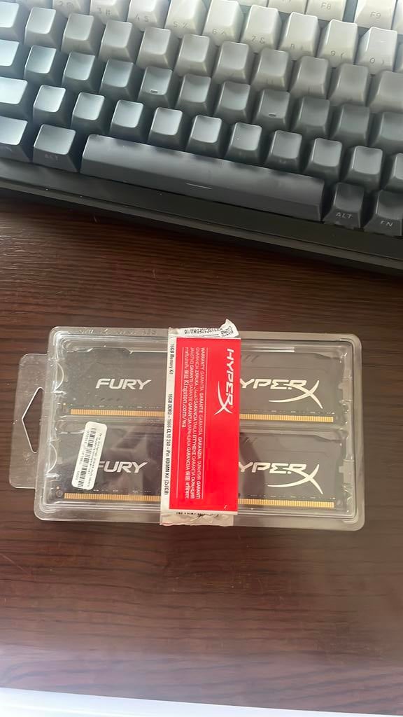 16gb ddr3 ram kit(2x8) hyperX fury, Computers en Software, RAM geheugen, Ophalen, Zo goed als nieuw, DDR3, 16 GB