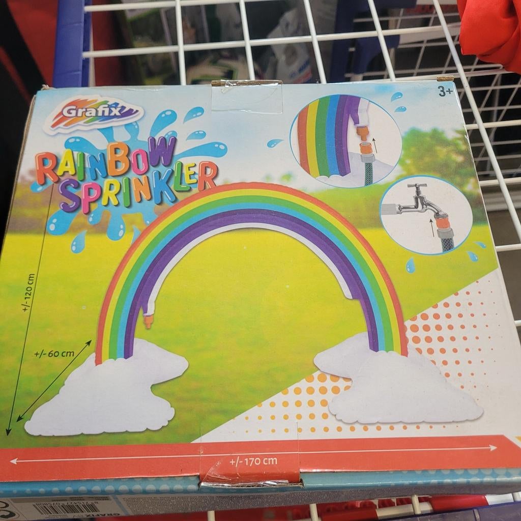 Rainbow sprinkler, Ophalen