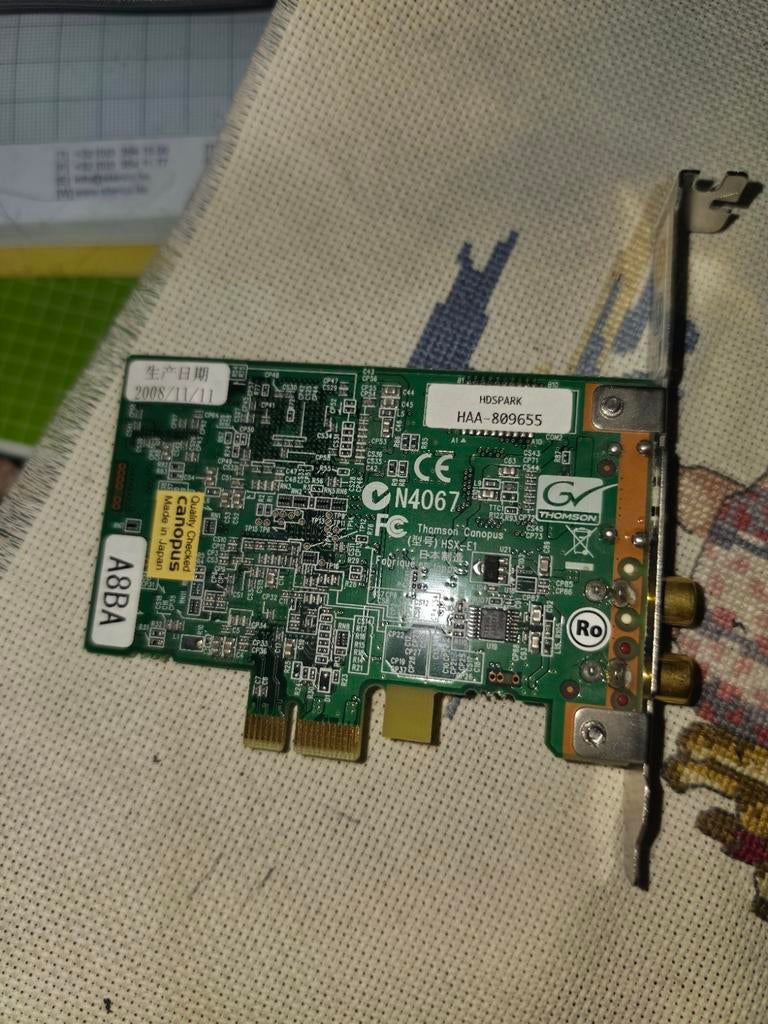 Thomson Canopus HSX-E1 acquisitiekaart (HAA-809655), Ophalen, Gebruikt, Intern, Thomson