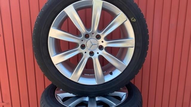 Mercedes S / CL W221 W216 225/45 r18 velgen met banden, Auto-onderdelen, Banden en Velgen, 18 inch, Gebruikt, 255 mm, Banden en Velgen