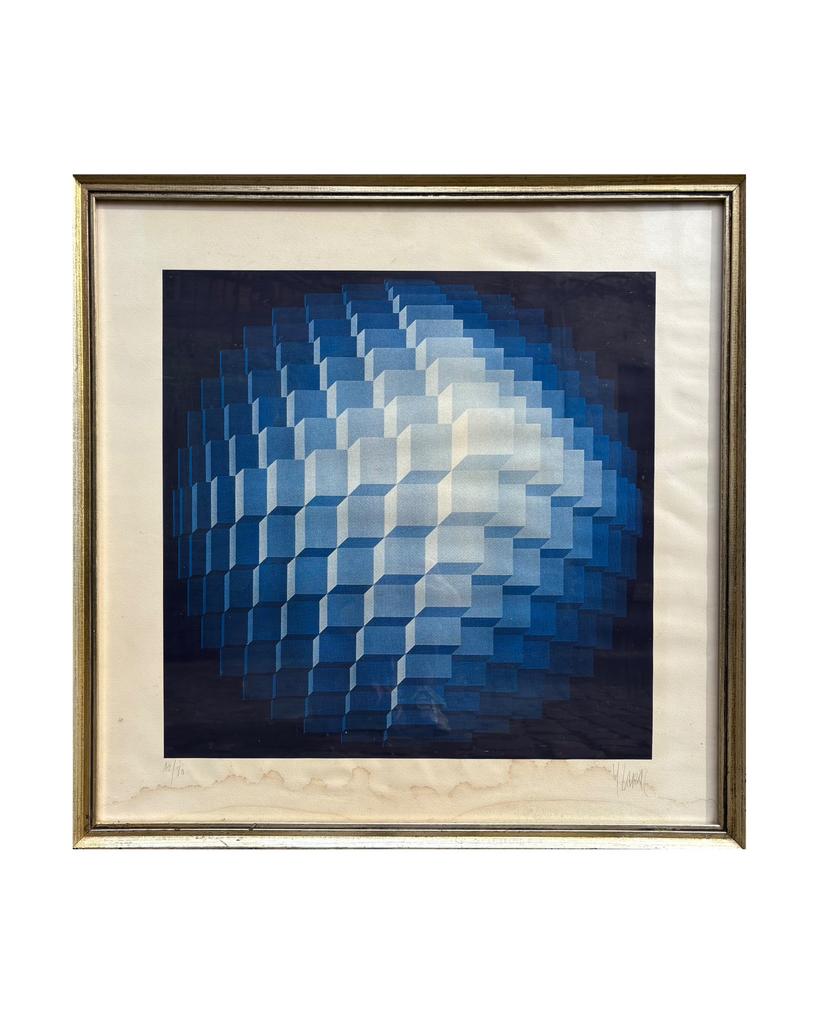 Sérigraphie d'Yvaral Vasarely ('70), Antiquités & Art, Enlèvement