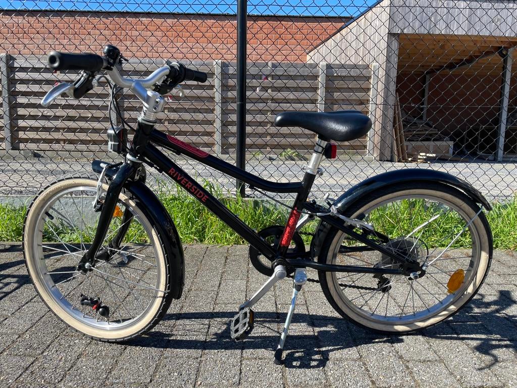 Jongensfiets zwart 20 inch, Enlèvement, Comme neuf, 20 pouces, Vitesses