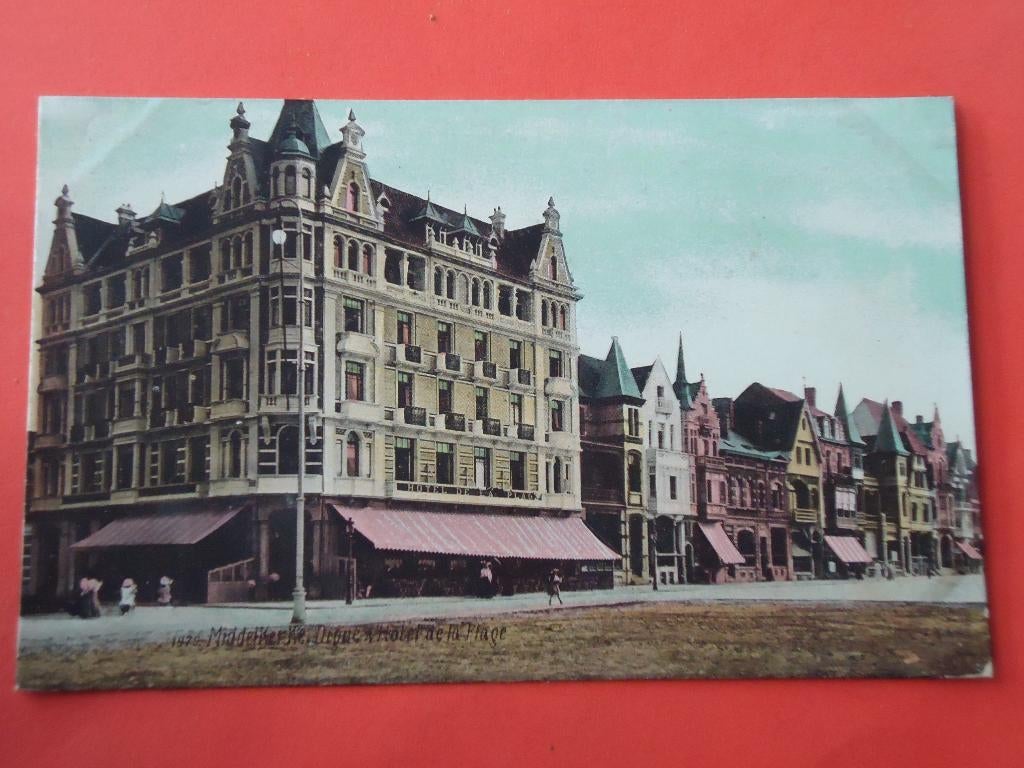 Middelkerke Digue Hôtel de la Plage, Ophalen of Verzenden, 1920 tot 1940, Ongelopen, West-Vlaanderen