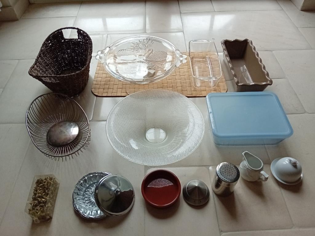 keukenbenodigdheden, Huis en Inrichting, Ophalen of Verzenden, Gebruikt, Glas, Blauw