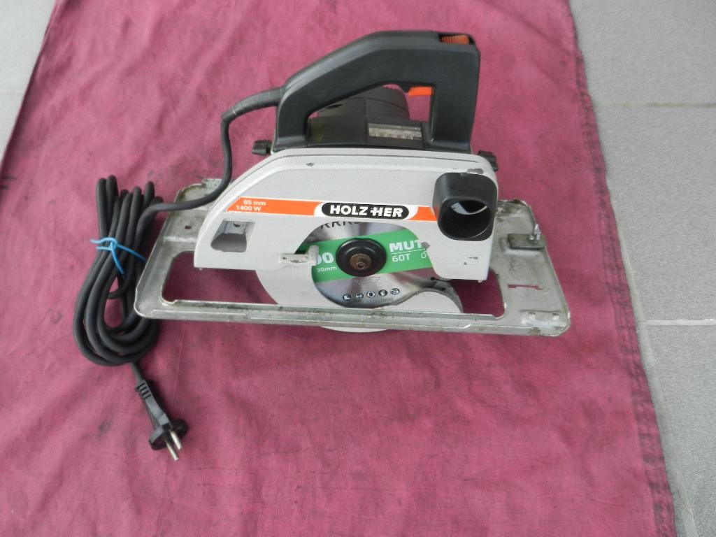 HolzHer 2117 57.1792 168 Cirkelzaagmachine, Doe-het-zelf en Bouw, Ophalen, Zo goed als nieuw, Cirkelzaag