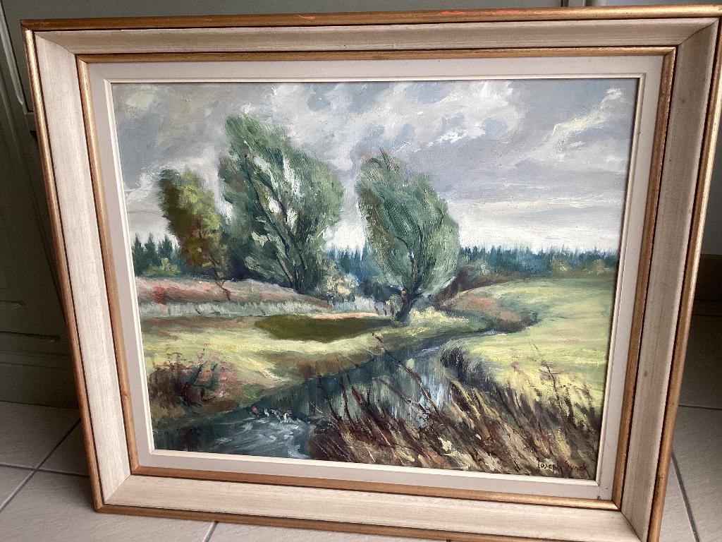 Peinture  de l'école de Liège Joseph SYNCK, Antiquités & Art, Enlèvement