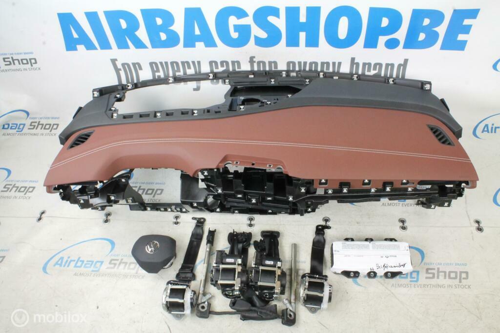 Airbag Tableau bord brun HUD couture blanche Volkswagen ID.5, Autos : Pièces & Accessoires, Enlèvement ou Envoi, Utilisé