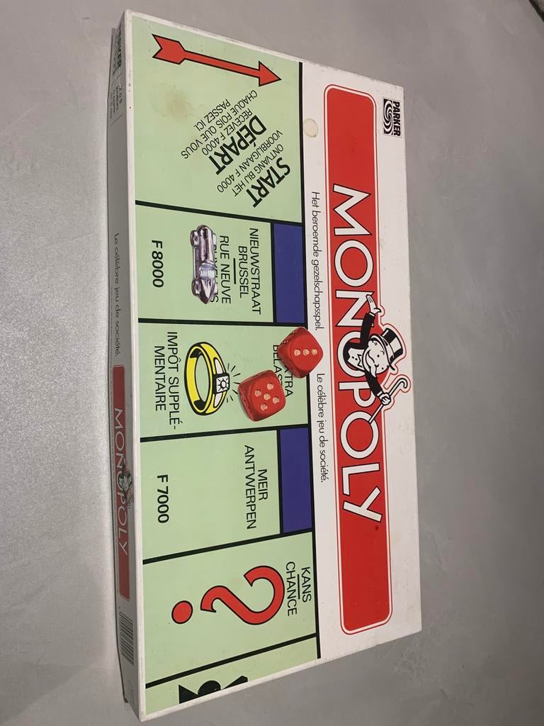 Old Monopoly - Parker édition belge bilingue (NL - Fr), Enlèvement ou Envoi, Comme neuf