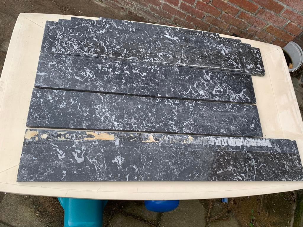 Natuurstenen vensterbanken, Doe-het-zelf en Bouw, Ophalen, Gebruikt, 100 tot 150 cm, Hardsteen