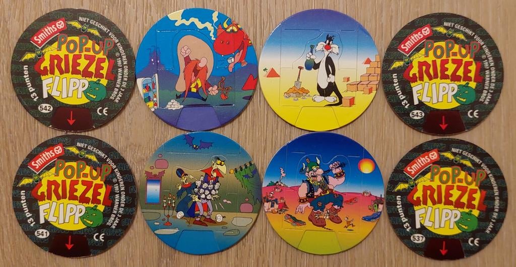 Pop-Up Griezel Flippo 537, 541, 542, 543 et plus encore de F, Collections, Enlèvement ou Envoi, Olympique, Collection, Avec classeur(s) de collection