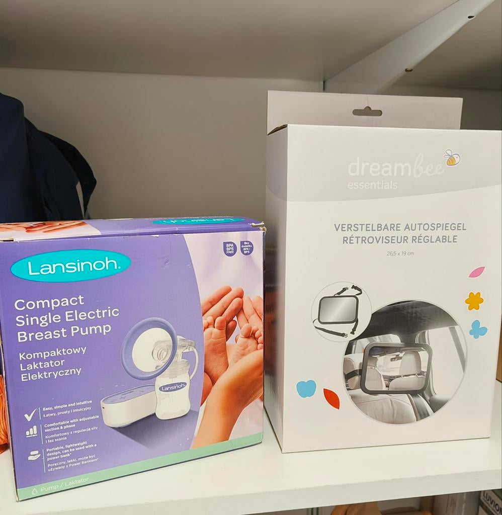 Kolf + spiegel, Kinderen en Baby's, Babyvoeding en Toebehoren, Ophalen, Borstkolf