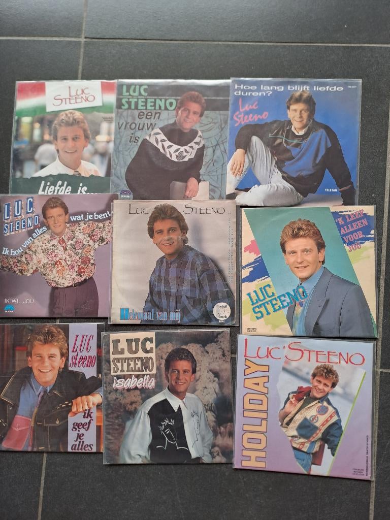 Vinyl singles LUC STEENO, Ophalen