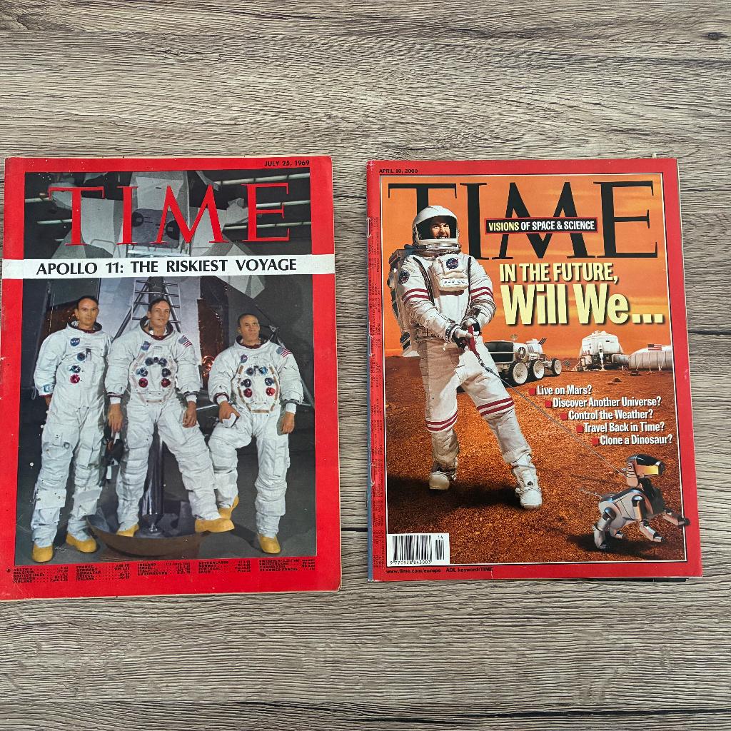 TIME APOLLO 11, 25 JUILLET 1969 + 10 AVRIL 2000, Enlèvement ou Envoi
