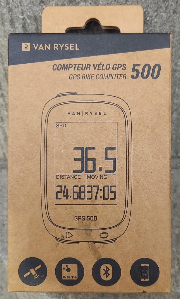 Compteur vélo VAN RYSEL GPS 500, Enlèvement ou Envoi, Comme neuf