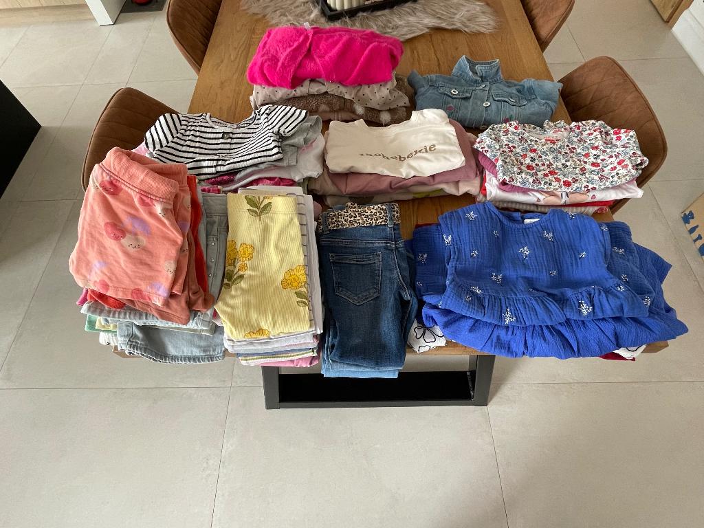 Meisjes kleren, Kinderen en Baby's, Ophalen, Gebruikt, Maat 98