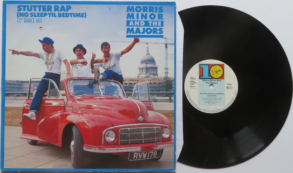 Morris Minor and the Majors - Stutter rap. Maxi, Cd's en Dvd's, Vinyl | Hiphop en Rap, Ophalen of Verzenden, 1985 tot 2000, Gebruikt