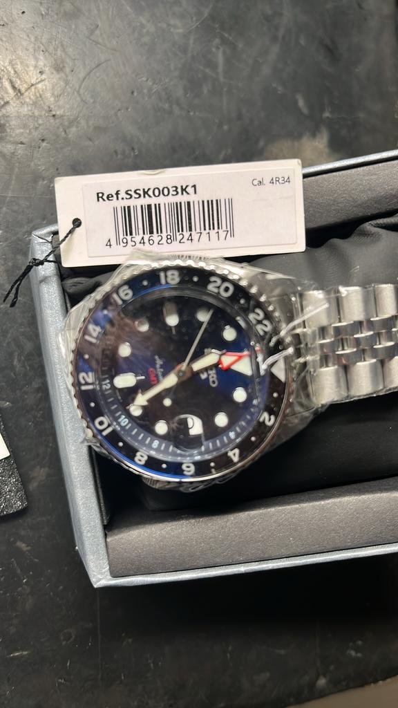 Seiko GMT SSK003K1 neuve., Enlèvement, Comme neuf, Seiko