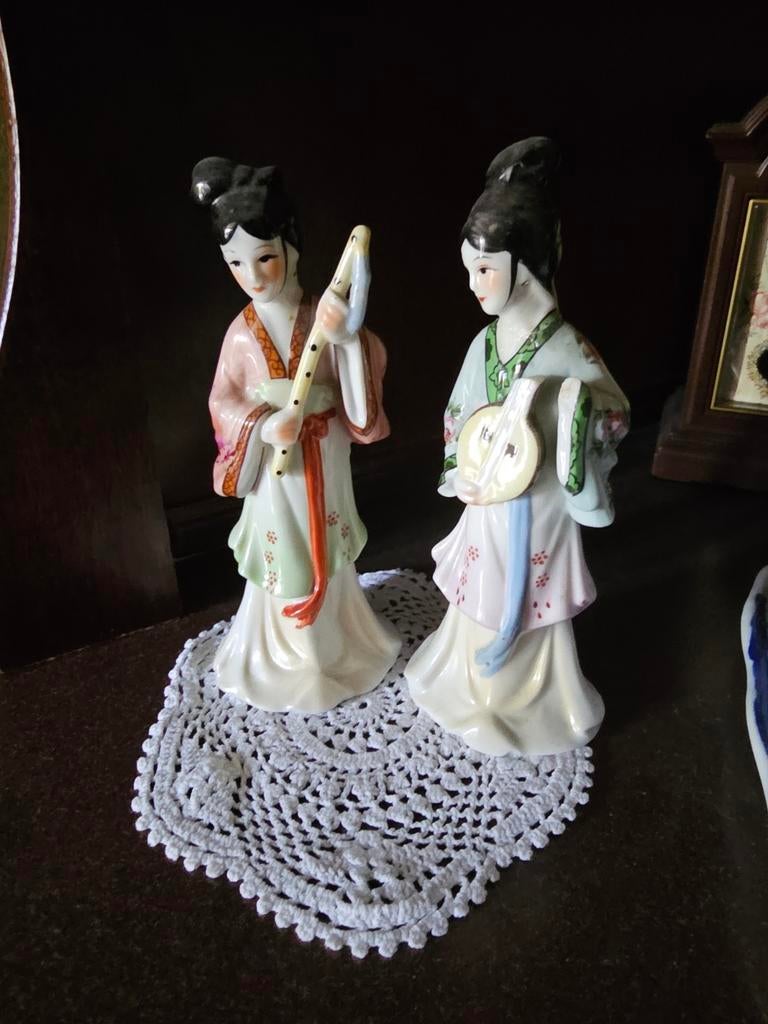 2 kleine Chinese beeldjes – decoratie, Antiek en Kunst, Ophalen