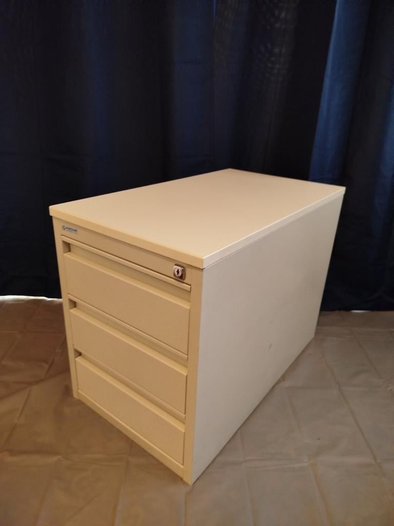 Caisson de bureau, 3 tiroirs, Métal