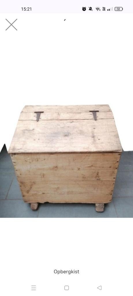 Boîte/étui en bois, Enlèvement