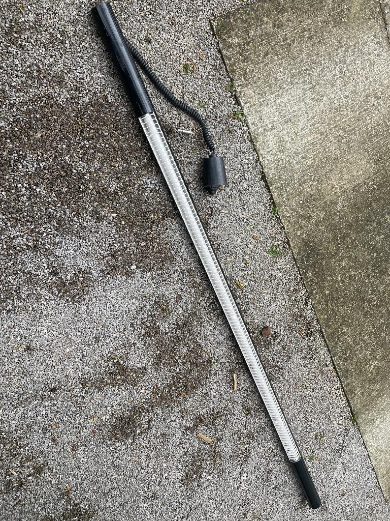 vintage TL buislamp jaren '80 - 2 meter lang, Huis en Inrichting, Lampen | Plafondlampen, Ophalen, Gebruikt, Metaal