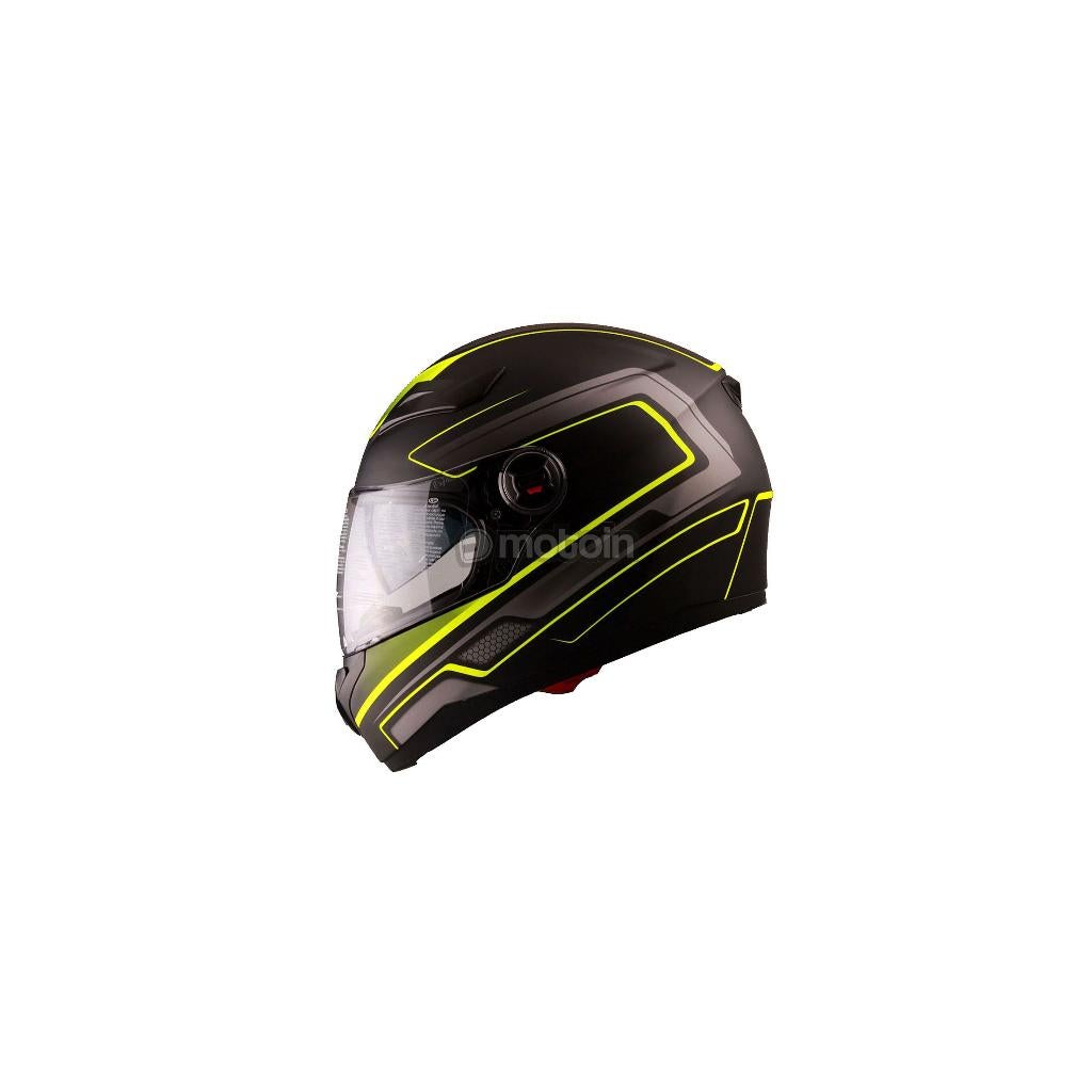 Vito Falcone, Casque intégral noir et vert neuf, Nieuw met kaartje, Verzenden, Kinderen, XXL