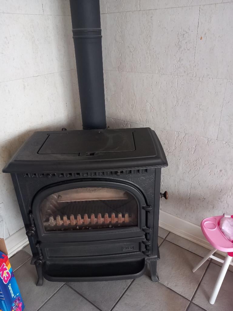 Houtkachel, Huis en Inrichting, Kachels, Ophalen, Houtkachel, Zo goed als nieuw, Vrijstaand