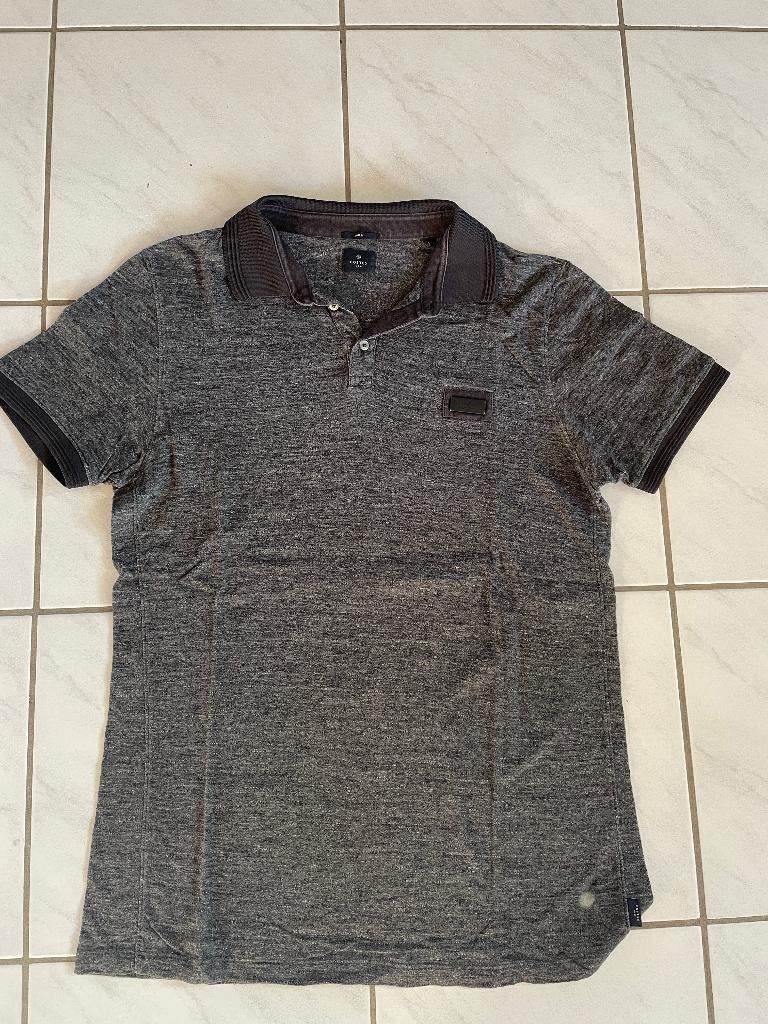 Grijze polo Costes M, Maat 48/50 (M), Ophalen of Verzenden, Grijs, Gedragen