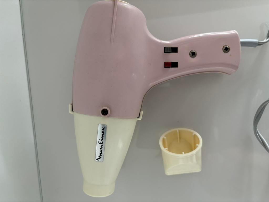 Vintage haardroger Moulinex, Verzamelen, Elektronische Apparatuur, Ophalen