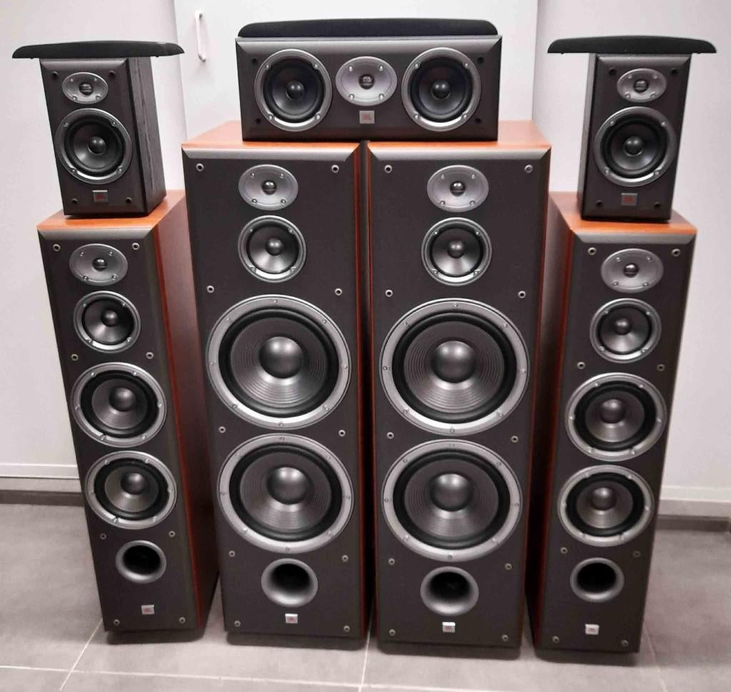 JBL northridge set als nieuw te beluisteren, JBL, Ophalen of Verzenden, Zo goed als nieuw, Surroundset zonder subwoofer