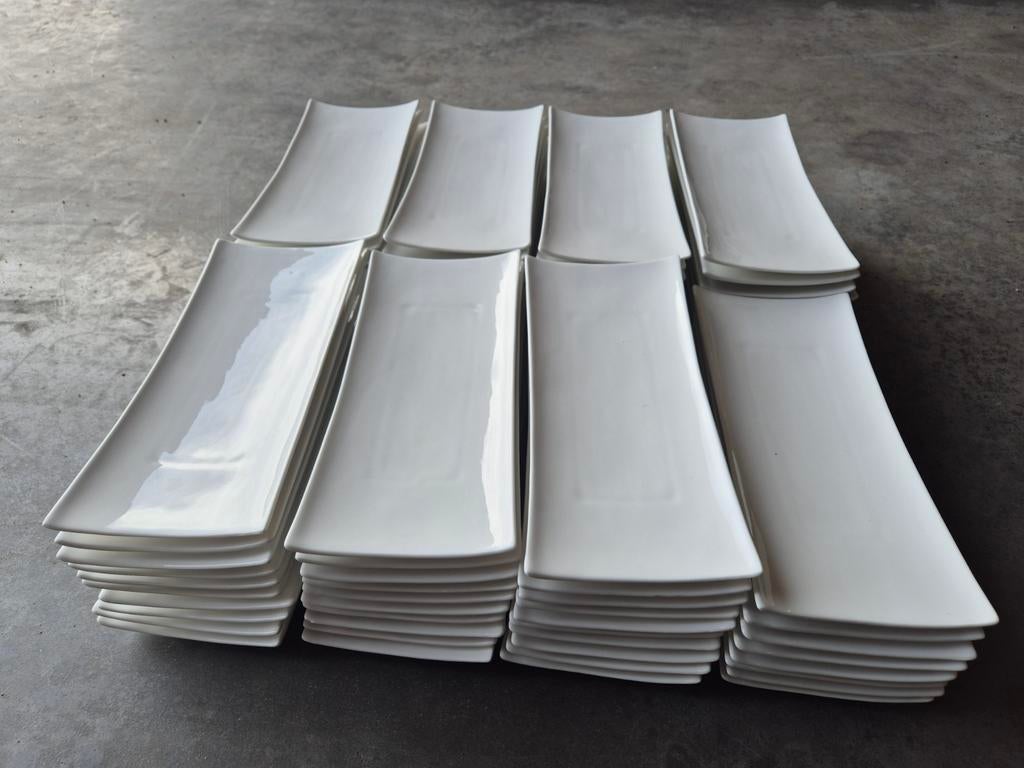 58 Aperitief of voorgerecht borden 27 cm x 11 cm, Articles professionnels, Horeca | Autre, Enlèvement