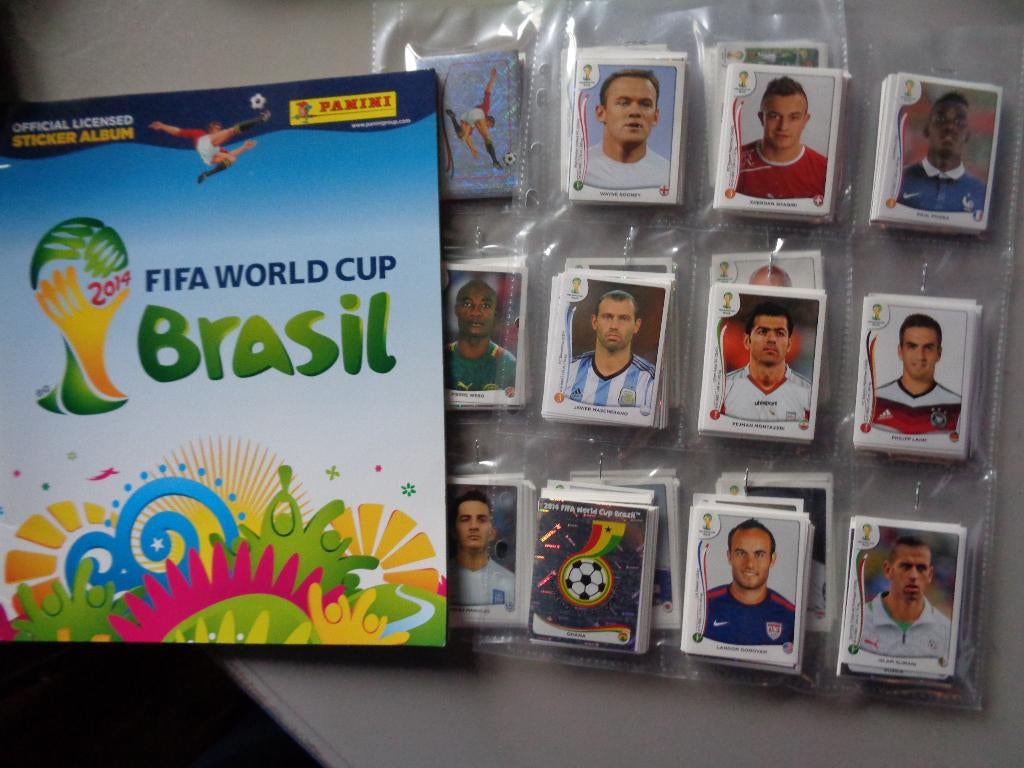COUPE DU MONDE DE FOOT PANINI 2014 BRASIL set + album vide, Envoi, Neuf