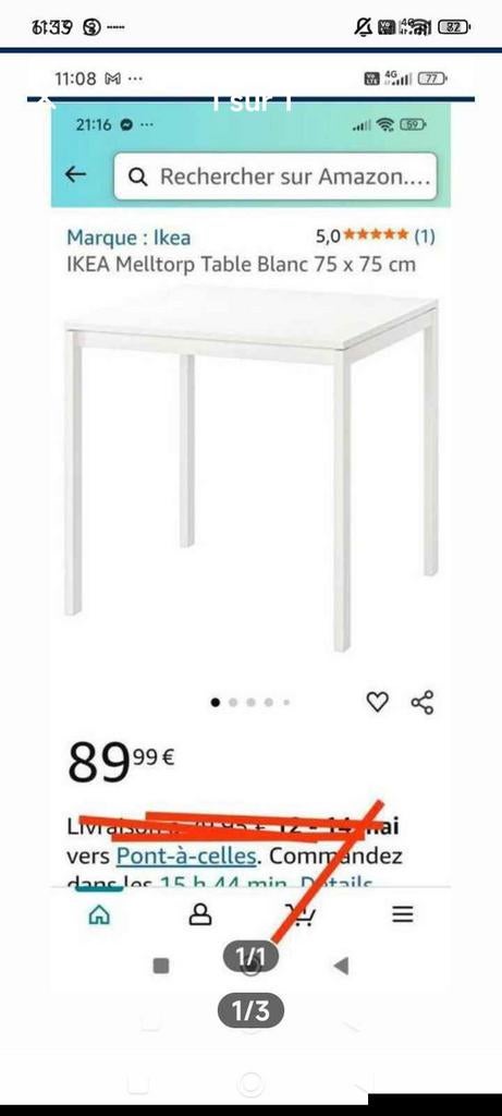 Hoge tafel, Huis en Inrichting, Bureaus, Verzenden