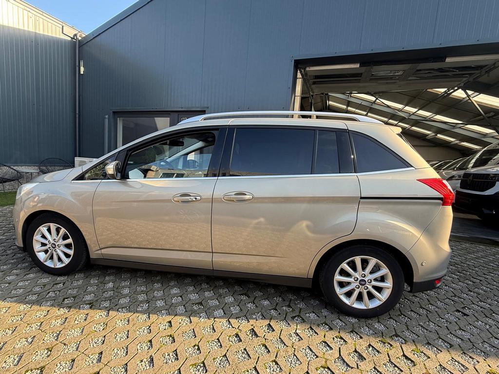 Ford C-MAX Grand C-max - Benzine - Slechts 28000 km !, Auto's, Voorwielaandrijving, Stof, Gebruikt, Overige kleuren