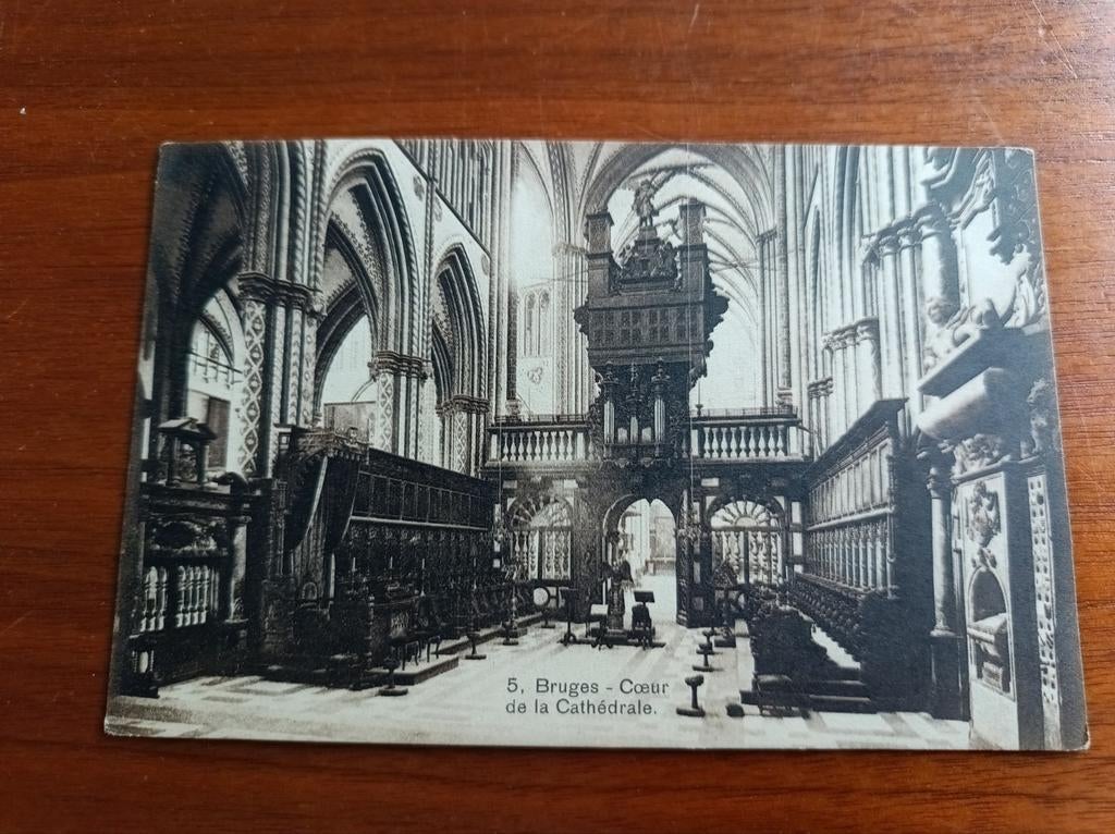 Chœur de la cathédrale de Bruges, Collections, Cartes postales | Belgique, Enlèvement ou Envoi
