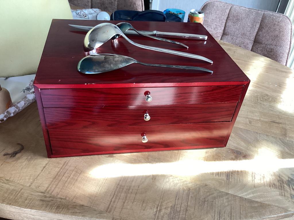 Verzilverd bestek, Huis en Inrichting, Keuken | Bestek, Ophalen, Zo goed als nieuw, Zilver, Bestekset