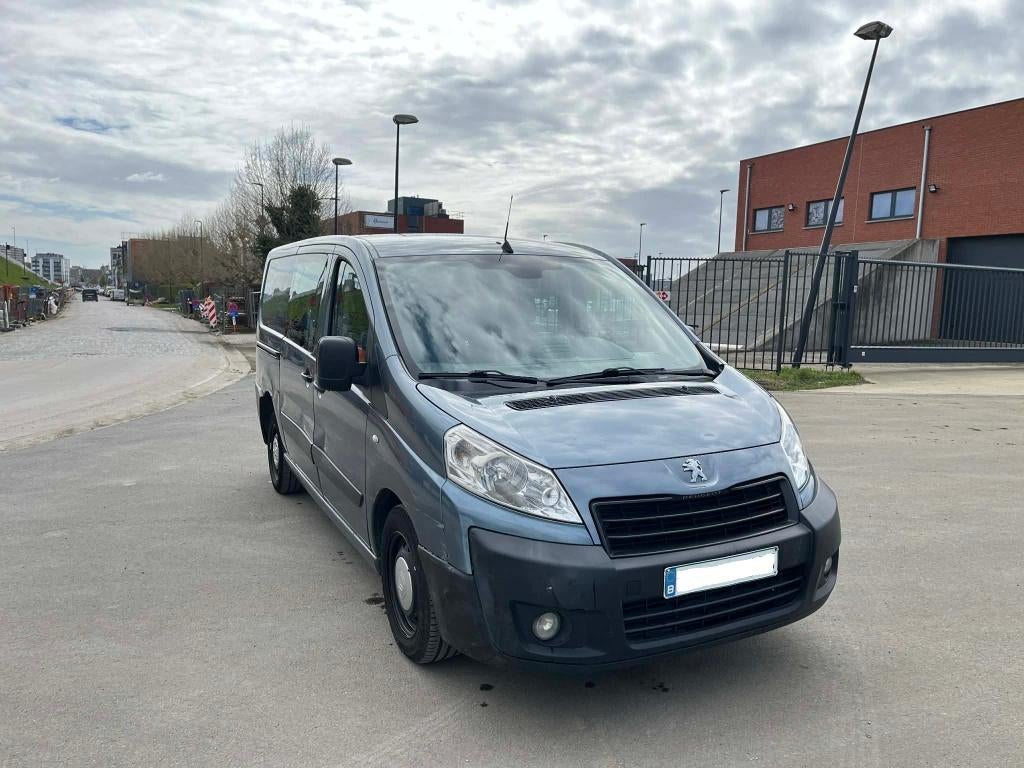 Peugeot expert 2015 2.0HDI AIRCO dubbel cabine GEKEURD, Auto's, Bestelwagens en Lichte vracht, Bedrijf, Te koop, ABS, Airbags