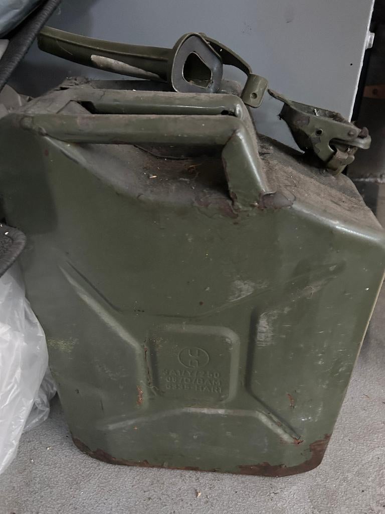 BIDON RENFORCÉ EN ACIER 20L, Enlèvement, Armée de terre, Autres types