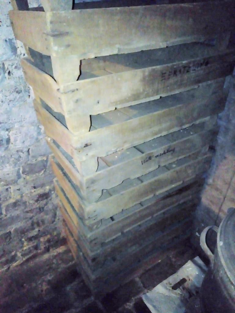 Houten bakken ideaal voor plantgoed of fruitopslag, Tuin en Terras, Ophalen, Gebruikt