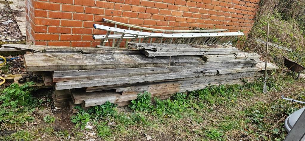 Poutres en bois pour la récupération ou le bois de chauffage, Enlèvement