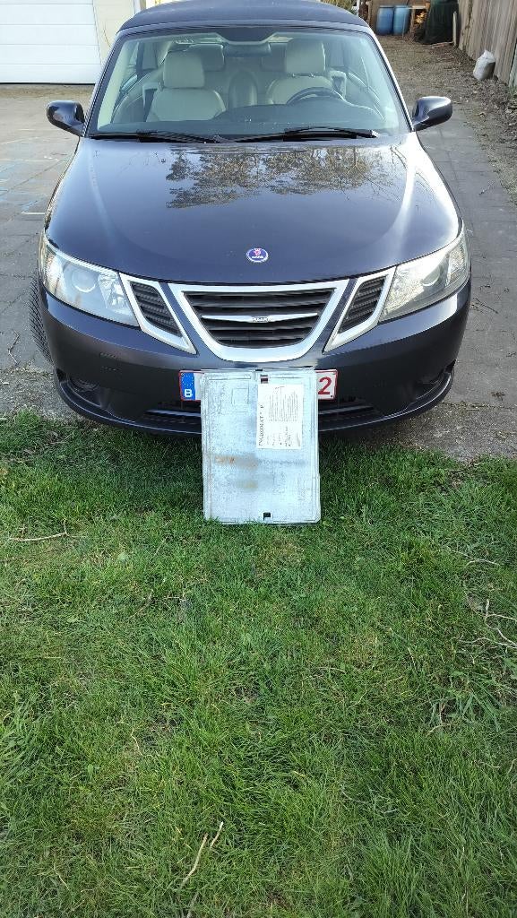 Saab cabrio te koop, Auto's, Saab, Voorwielaandrijving, Euro 5, Beige, Cabriolet