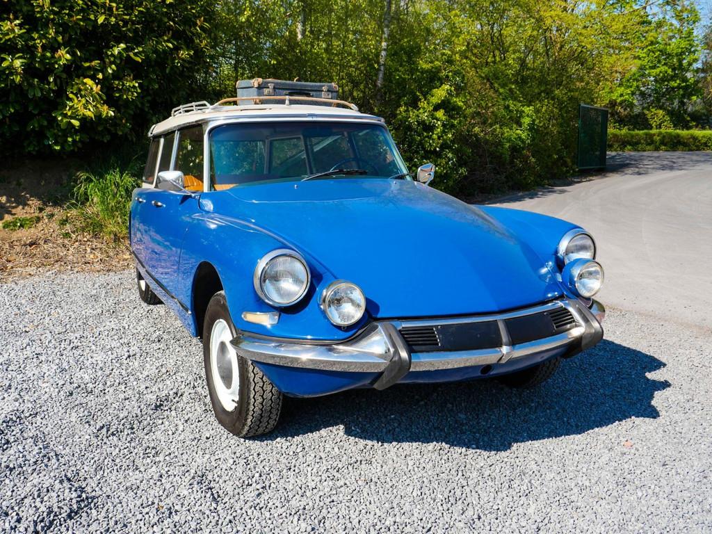 Citroën DS 19 FAMILIALE (bj 1967), Auto's, Oldtimers, Voorwielaandrijving, 4 deurs, Citroën, Blauw